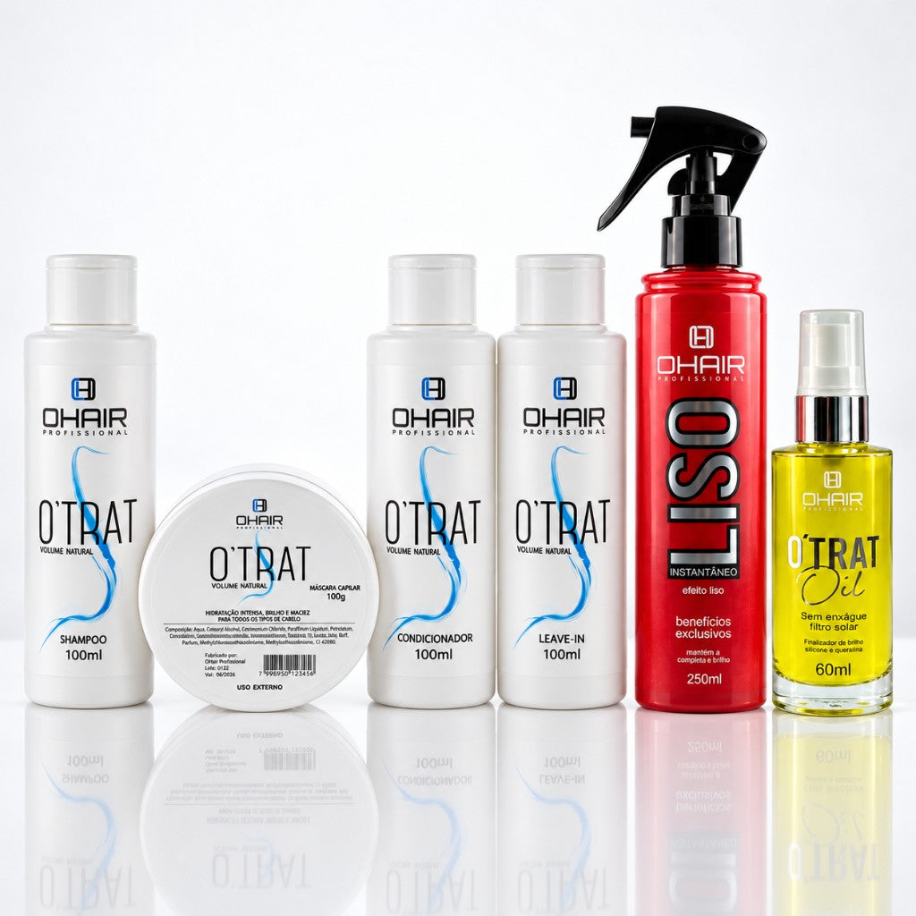 Kit  Spray Liso Instântaneo + O'Trat Tratamento Completo