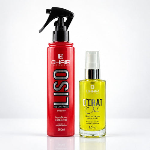 Kit  Spray Liso Instântaneo + O'Trat Tratamento Completo